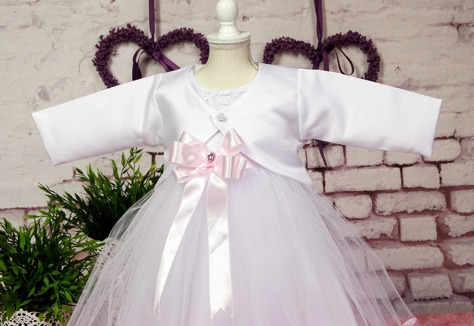 Bolero, Jäckchen, Farbe: weiss, Satin -B431W-