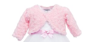 Bolero, Rosenbolero, Jäckchen, Farbe: weiss -B411R-